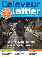 Couverture du magazine Eleveur laitier