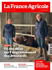 Couverture du magasine La france agricole