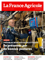 Couverture du magasine La france agricole