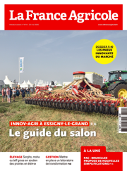 Couverture du magasine La france agricole