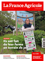 Couverture du magasine La france agricole