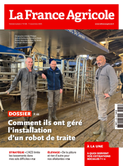 Couverture du magasine La france agricole