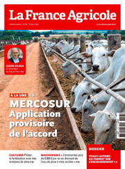 Couverture du magasine La france agricole