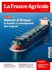 Couverture du magasine La france agricole