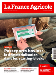 Couverture du magasine La france agricole