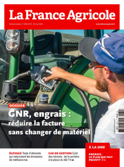 Couverture du magasine La france agricole