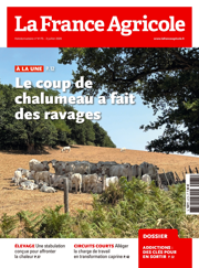Couverture du magasine La france agricole