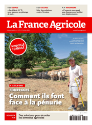Couverture du magasine La france agricole