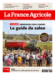 Couverture du magasine La france agricole