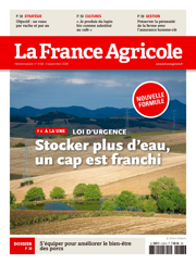Couverture du magasine La france agricole