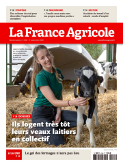 Couverture du magasine La france agricole