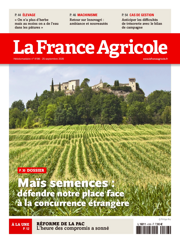 Couverture du magasine La france agricole