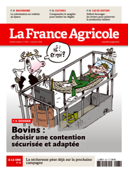Couverture du magasine La france agricole