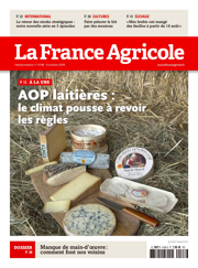 Couverture du magasine La france agricole