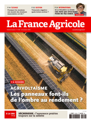 Couverture du magasine La france agricole